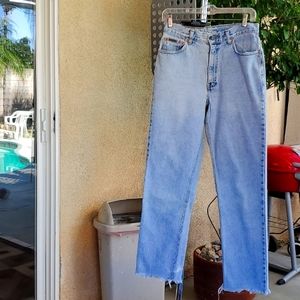 CALVIN KLEIN VINTAGE DOUBLE STONE WASHED, EASY FIT, HIGH WAIST JEANS SIZE 8